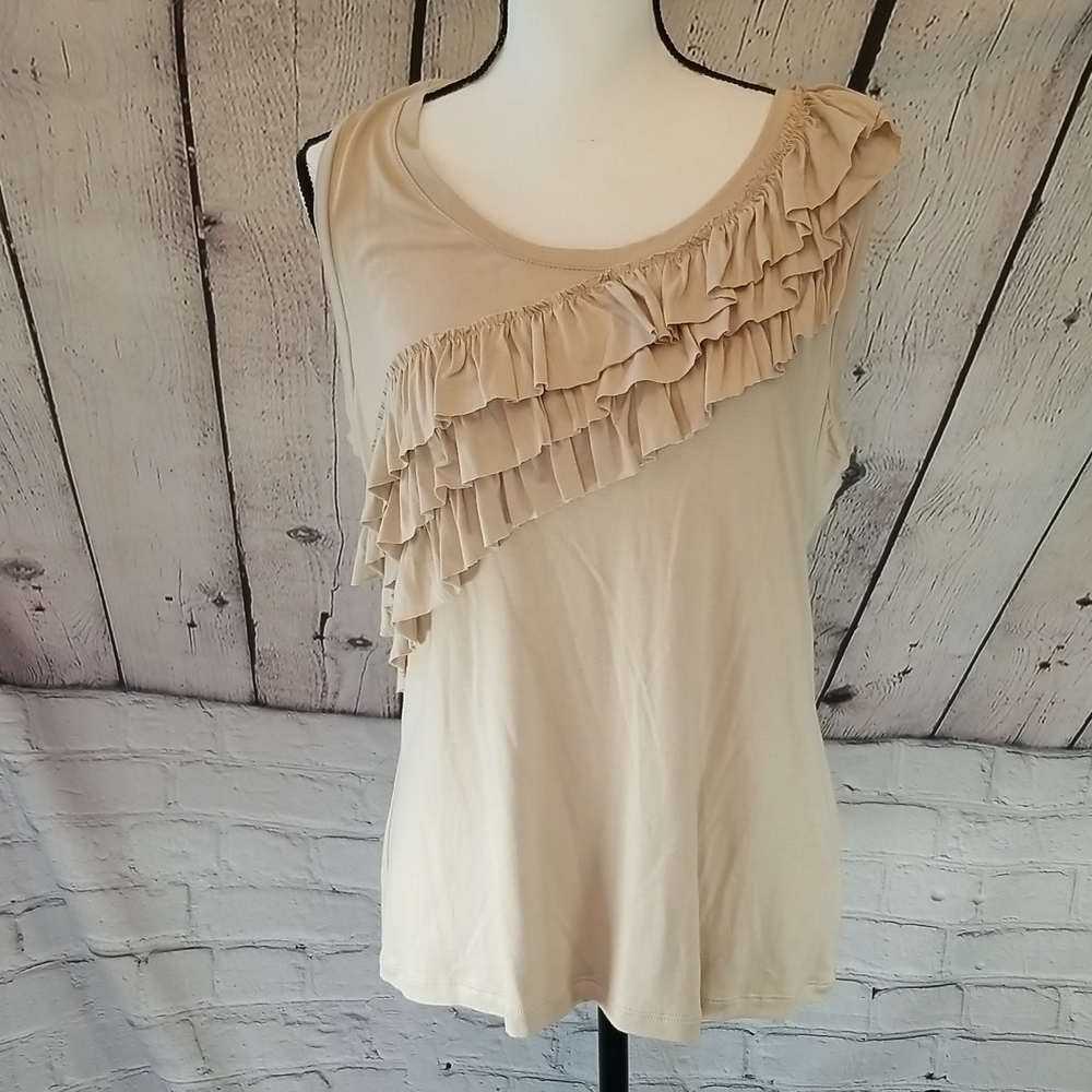 NWT August silk women's petite sleeveless top